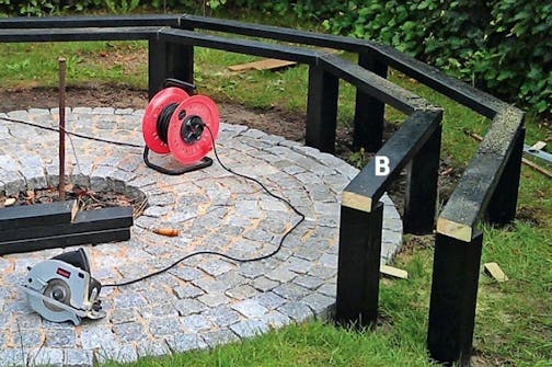 Bålplass i hagen Bålplass i hagen